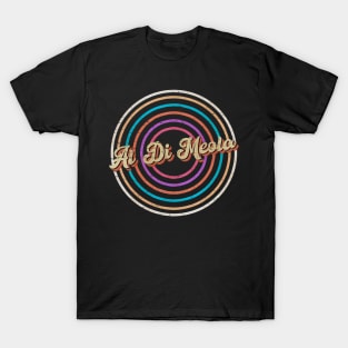 vintage circle line color Al Di Meola T-Shirt